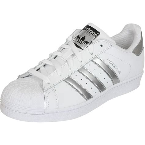 adidas originals sneaker superstar weiß silber|Adidas originals superstar shoes.